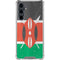 Kenya Flag Distressed Galaxy S23 FE Clear Case